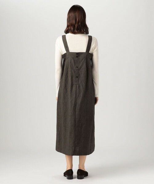 TOMORROWLAND / トゥモローランド ロング・マキシ丈ワンピース | 【別注】HAVERSACK ウールリネン ジャンパースカート | 詳細3