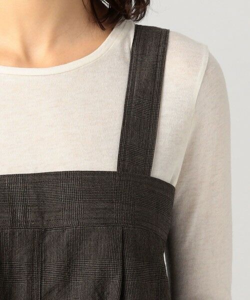 TOMORROWLAND / トゥモローランド ロング・マキシ丈ワンピース | 【別注】HAVERSACK ウールリネン ジャンパースカート | 詳細7