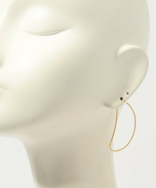 TOMORROWLAND / トゥモローランド ピアス・イヤリング | BAR Jewellery TWISTED CONTOUR  ゴールド ピアス | 詳細4