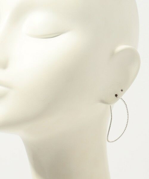 TOMORROWLAND / トゥモローランド ピアス・イヤリング | BAR Jewellery TWISTED CONTOUR シルバー ピアス | 詳細4