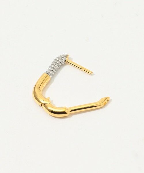 TOMORROWLAND / トゥモローランド ピアス・イヤリング | Otiumberg. Pave Staple hoop 片耳ピアス | 詳細3