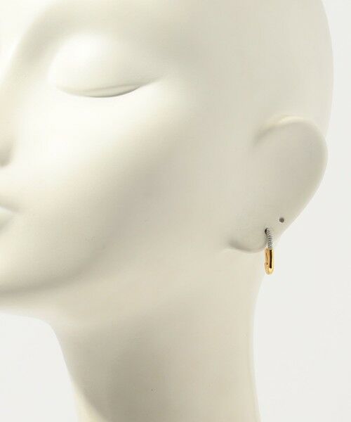 TOMORROWLAND / トゥモローランド ピアス・イヤリング | Otiumberg. Pave Staple hoop 片耳ピアス | 詳細4