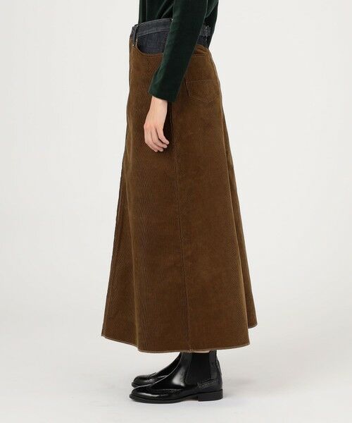TOMORROWLAND / トゥモローランド ロング・マキシ丈スカート | UNION LAUNCH INDIGO×CAMEL ロングスカート | 詳細3