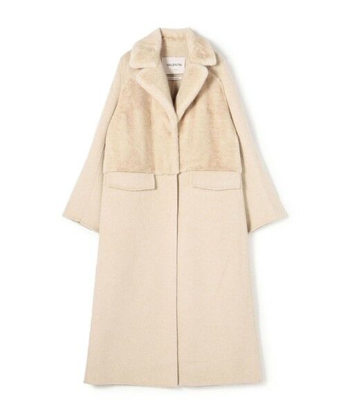 TOMORROWLAND/トゥモローランド VALENTINI 1972 ロングコート 42 ライトベージュ系 40