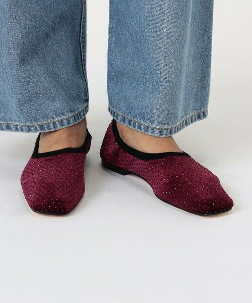 TOMORROWLAND / トゥモローランド フラットシューズ | PELLICO SUNNY Velvet stone フラットシューズ | 詳細8