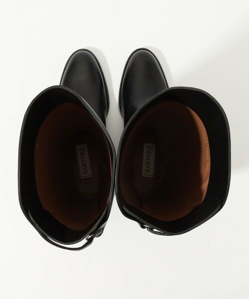 TOMORROWLAND / トゥモローランド ブーツ（ロング丈） | SARTORE SR1000 バックベルト ロングブーツ | 詳細8