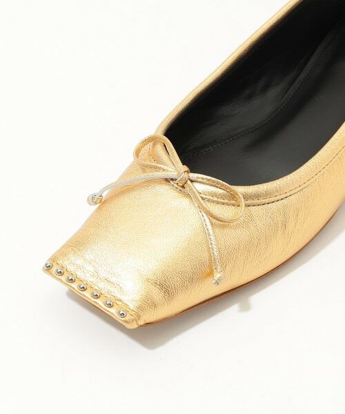 TOMORROWLAND / トゥモローランド バレエシューズ | CHEMBUR SQ FLAT STUDS BALLET シューズ | 詳細5