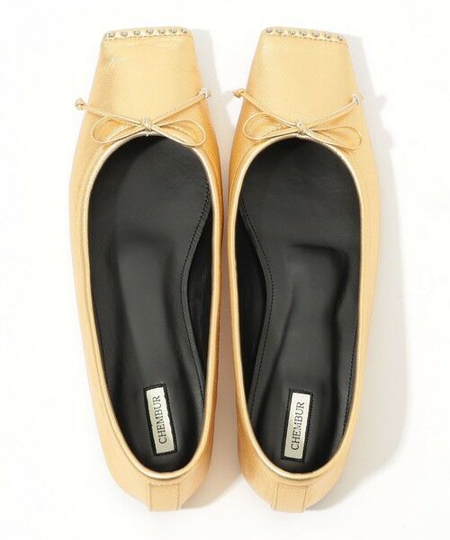 TOMORROWLAND / トゥモローランド バレエシューズ | CHEMBUR SQ FLAT STUDS BALLET シューズ | 詳細7