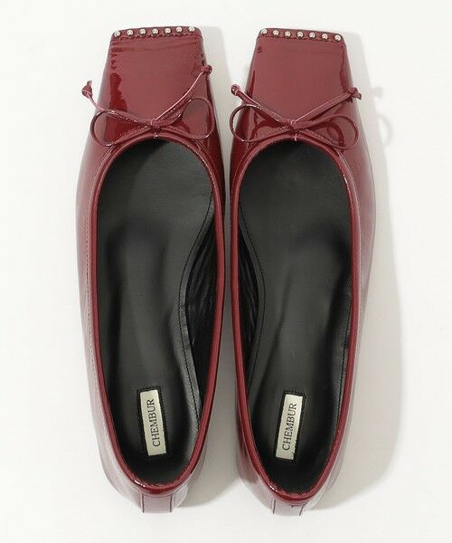 TOMORROWLAND / トゥモローランド バレエシューズ | CHEMBUR SQ FLAT STUDS BALLET シューズ | 詳細7