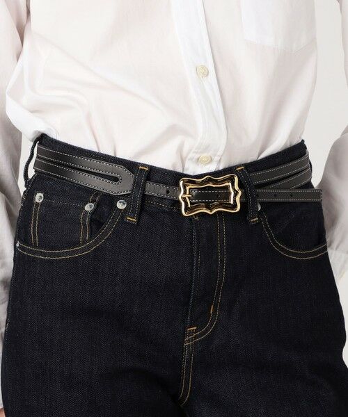 TOMORROWLAND / トゥモローランド ベルト・サスペンダー | A VACATION RIBBON ゴールドバックル ベルト | 詳細1