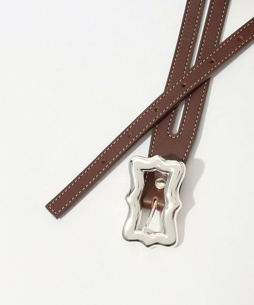 TOMORROWLAND / トゥモローランド ベルト・サスペンダー | A VACATION RIBBON シルバーバックル ベルト | 詳細2