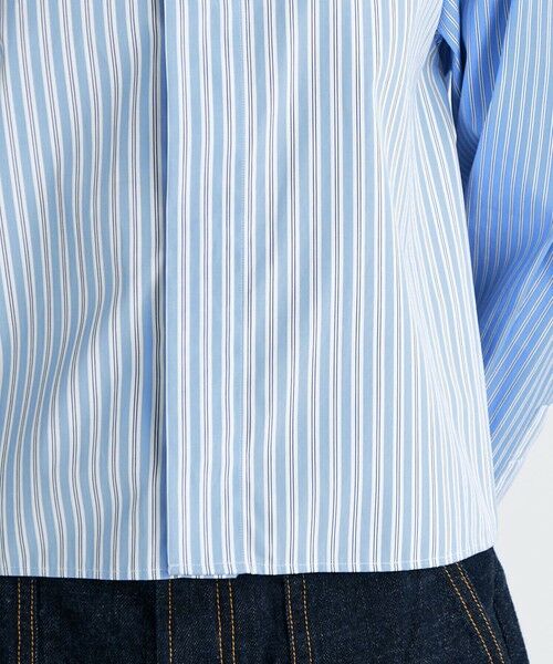 TOMORROWLAND / トゥモローランド シャツ・ブラウス | THOMAS MASON ストライプ クロップドシャツ | 詳細7