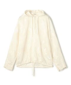 TOMORROWLAND / トゥモローランド シャツ・ブラウス | シアーエンブロイダリー フーデットブラウス