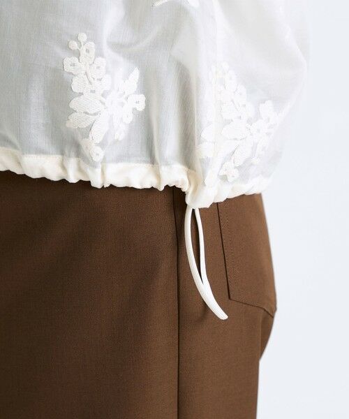 TOMORROWLAND / トゥモローランド シャツ・ブラウス | シアーエンブロイダリー ブラウス | 詳細10