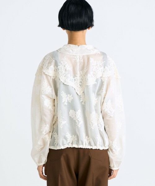 TOMORROWLAND / トゥモローランド シャツ・ブラウス | シアーエンブロイダリー ブラウス | 詳細4