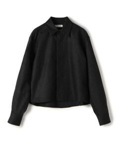 TOMORROWLAND / トゥモローランド シャツ・ブラウス | ウールメルトンポプリン クロップドシャツ