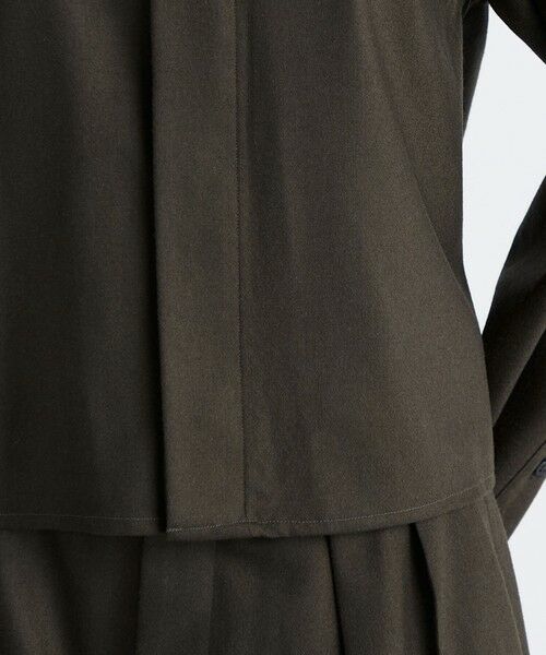 TOMORROWLAND / トゥモローランド シャツ・ブラウス | ウールメルトンポプリン クロップドシャツ | 詳細8