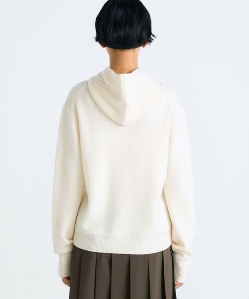 TOMORROWLAND / トゥモローランド ニット・セーター | パッチワークレース フーデットニット | 詳細4