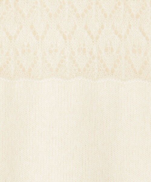 TOMORROWLAND / トゥモローランド ニット・セーター | パッチワークレース クルーネックニット | 詳細10