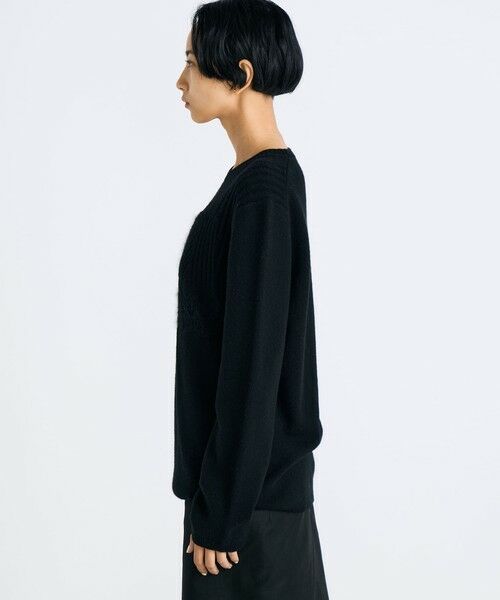 TOMORROWLAND / トゥモローランド ニット・セーター | パッチワークレース クルーネックニット | 詳細3