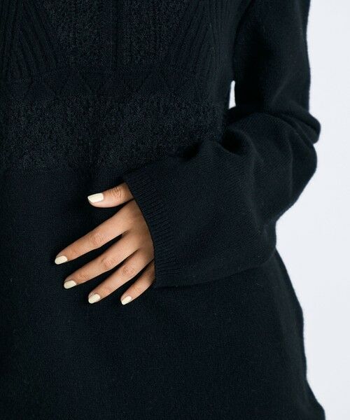 TOMORROWLAND / トゥモローランド ニット・セーター | パッチワークレース クルーネックニット | 詳細7