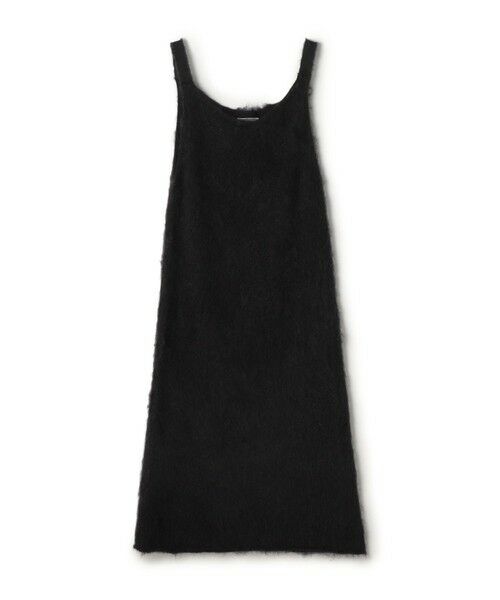 TOMORROWLAND/トゥモローランド アルパカシャギーワンピース 19 ブラック F TOMORROWLAND/トゥモローランド アルパカシャギーワンピース 19 ブラック F