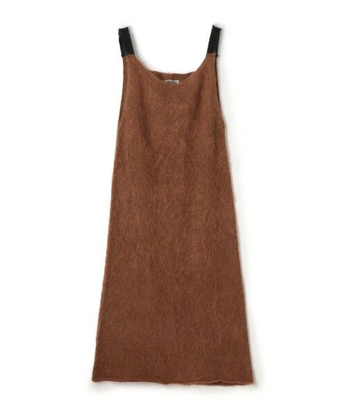 TOMORROWLAND/トゥモローランド アルパカシャギーワンピース 45 キャメル F