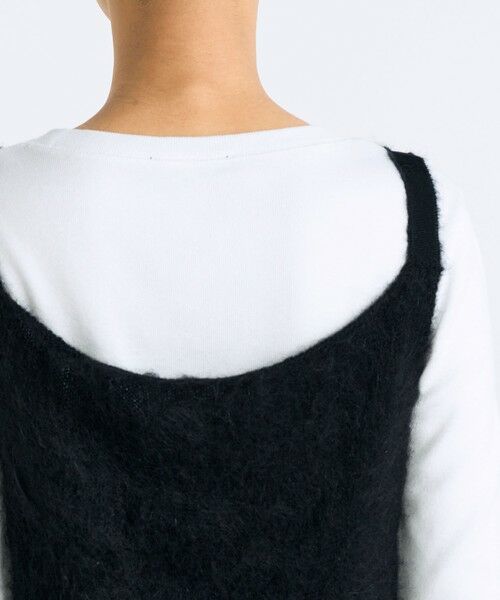 TOMORROWLAND / トゥモローランド ミニ丈・ひざ丈ワンピース | アルパカシャギーワンピース | 詳細5