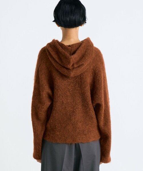TOMORROWLAND / トゥモローランド ニット・セーター | アルパカシャギー フーディートップス | 詳細4