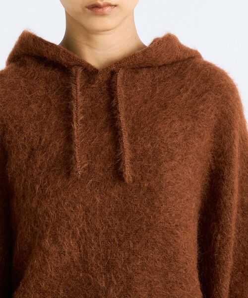 TOMORROWLAND / トゥモローランド ニット・セーター | アルパカシャギー フーディートップス | 詳細5