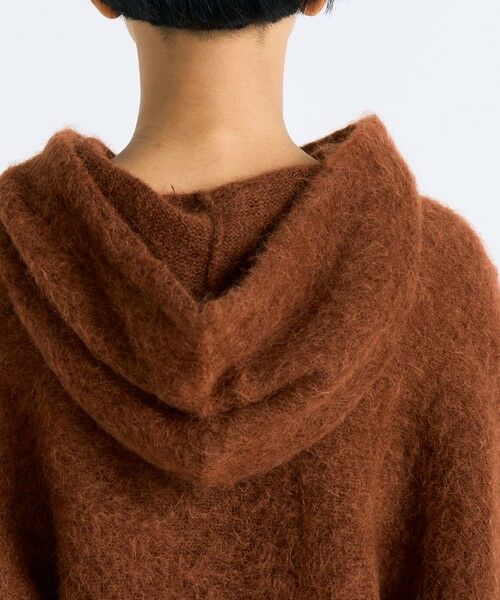 TOMORROWLAND / トゥモローランド ニット・セーター | アルパカシャギー フーディートップス | 詳細6