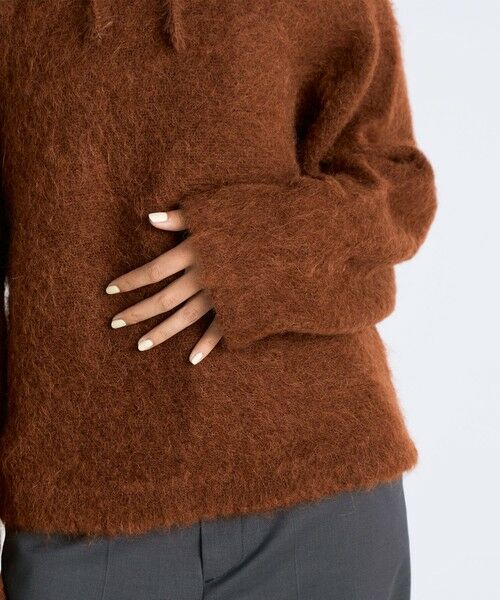 TOMORROWLAND / トゥモローランド ニット・セーター | アルパカシャギー フーディートップス | 詳細7