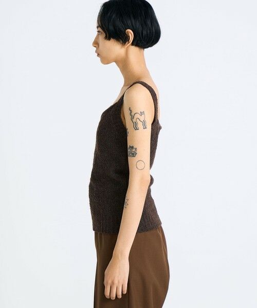 TOMORROWLAND / トゥモローランド ニット・セーター | ウールブークレー ニット キャミソール | 詳細3