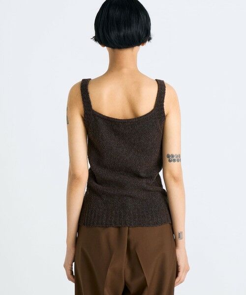 TOMORROWLAND / トゥモローランド ニット・セーター | ウールブークレー ニット キャミソール | 詳細4