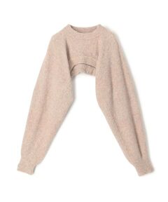 TOMORROWLAND / トゥモローランド ニット・セーター | ウールブークレー クロップドニット