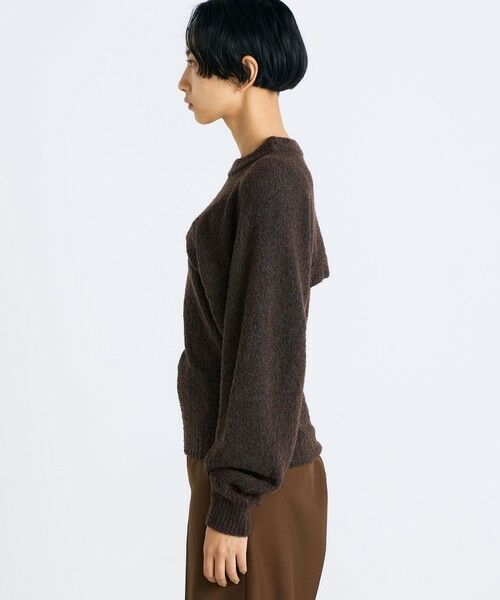 TOMORROWLAND / トゥモローランド ニット・セーター | ウールブークレー クロップドニット | 詳細3