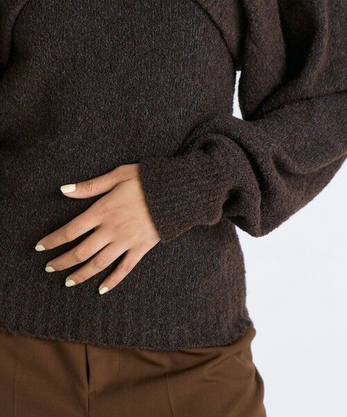 TOMORROWLAND / トゥモローランド ニット・セーター | ウールブークレー クロップドニット | 詳細7