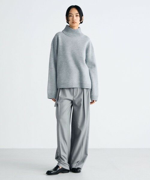 TOMORROWLAND / トゥモローランド ニット・セーター | フェルテッドウール タートルネックニット | 詳細1