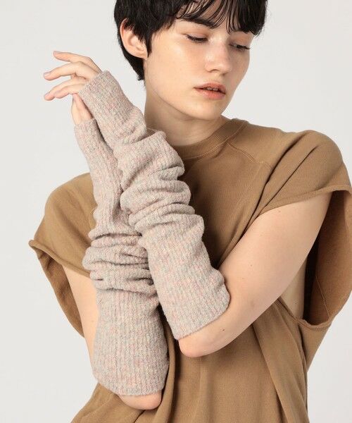 TOMORROWLAND / トゥモローランド 手袋 | ウールブークレー アームウォーマー | 詳細1