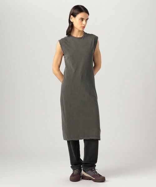 TOMORROWLAND / トゥモローランド ミニ丈・ひざ丈ワンピース | フライトビンテージ クルーネックワンピース | 詳細1