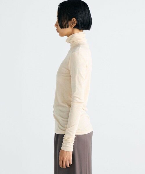 TOMORROWLAND / トゥモローランド カットソー（半袖以外） | コットンシルクフライス タートルネックトップ | 詳細4