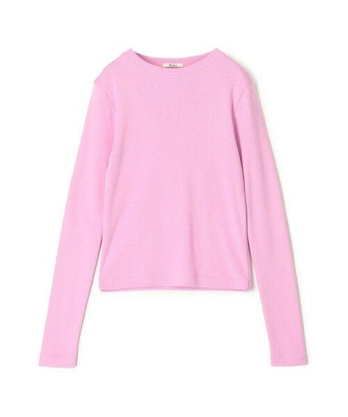 TOMORROWLAND / トゥモローランド カットソー(半袖以外) | コットンモダールフライス ロングスリーブトップス(33 ピンク)