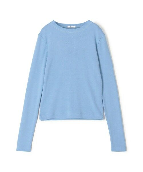 TOMORROWLAND / トゥモローランド カットソー(半袖以外) | コットンモダールフライス ロングスリーブトップス(61 ライトブルー)