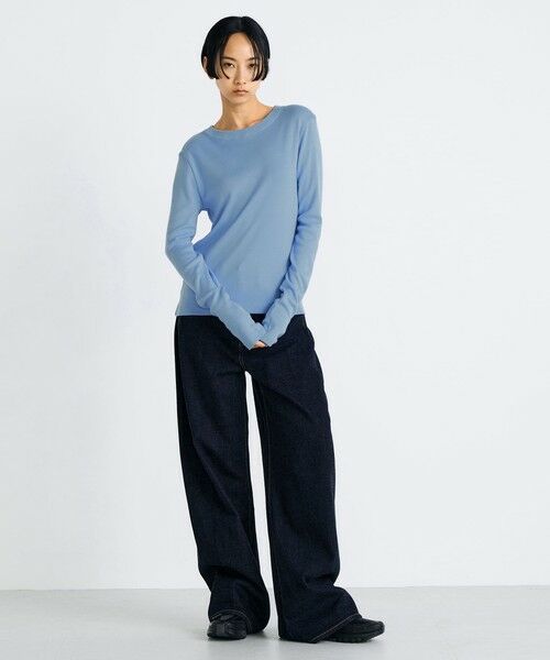 TOMORROWLAND / トゥモローランド カットソー(半袖以外) | コットンモダールフライス ロングスリーブトップス | 詳細1