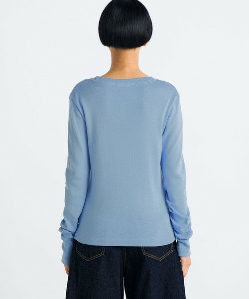 TOMORROWLAND / トゥモローランド カットソー(半袖以外) | コットンモダールフライス ロングスリーブトップス | 詳細4