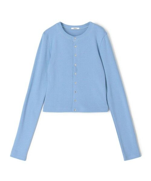TOMORROWLAND / トゥモローランド カーディガン・ボレロ | コットンモダールフライス カーディガン(61 ライトブルー)