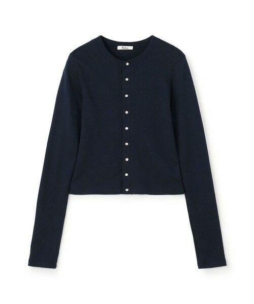 TOMORROWLAND / トゥモローランド カーディガン・ボレロ | コットンモダールフライス カーディガン（69 ネイビー）