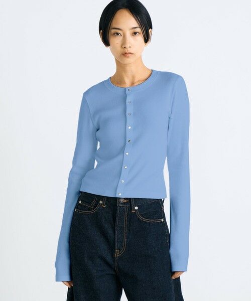 TOMORROWLAND / トゥモローランド カーディガン・ボレロ | コットンモダールフライス カーディガン | 詳細1