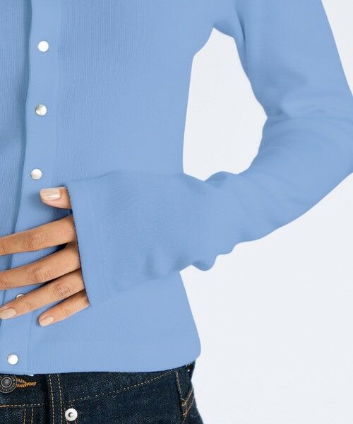 TOMORROWLAND / トゥモローランド カーディガン・ボレロ | コットンモダールフライス カーディガン | 詳細8