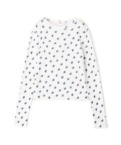 TOMORROWLAND / トゥモローランド カットソー（半袖以外） | コットンモダールフライス フラワープリント ロングスリーブトップス